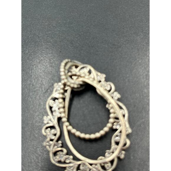 PZ Paz Creations Israel Sterling silver 925 Floral Filigree Balls Pendant - Picture 7 of 8